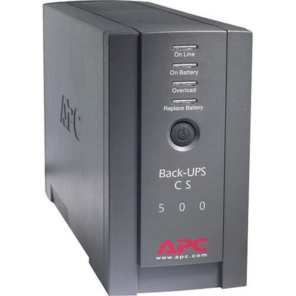 APC Back-UPS CS 500 Protector y Respaldo 300W 500VA 6 Salidas Negro