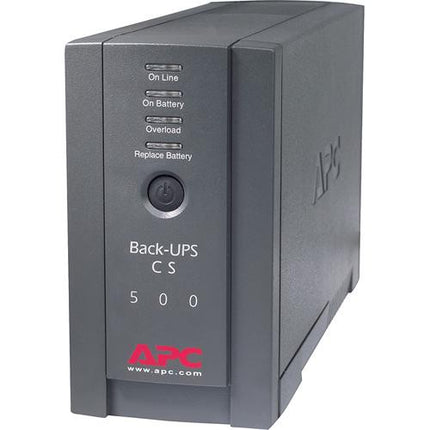APC Back-UPS CS 500 Protector y Respaldo 300W 500VA 6 Salidas Negro