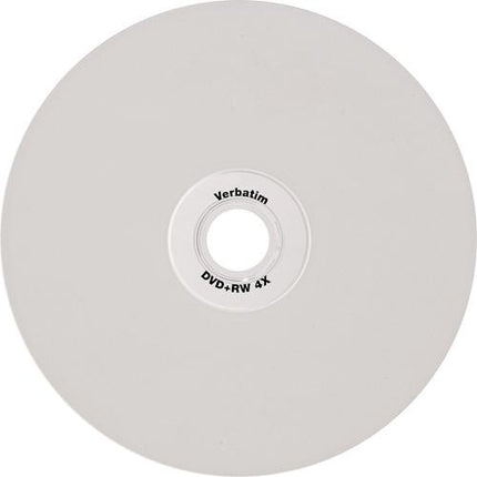 Verbatim 4.7GB DVD+RW 4x Discos Regrabables DataLifePlus 50 unidades Blanco