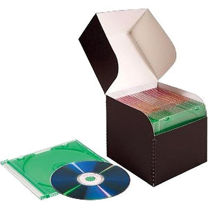 Lineco Caja para Almacenamiento CD DVD 28 Estuches Slim