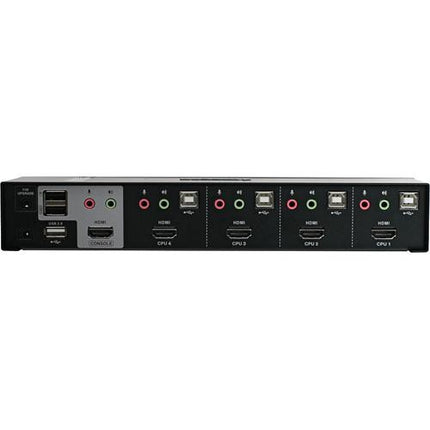 IOGEAR Switch Multimedia KVMP HDMI 4 Puertos con Audio USB