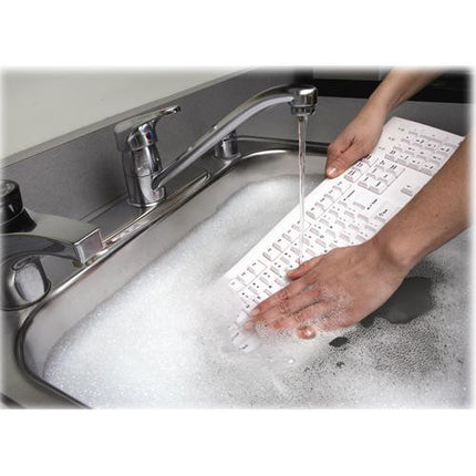 Kensington Teclado USB Lavable con Protección Antimicrobiana y Garantía 2 Años