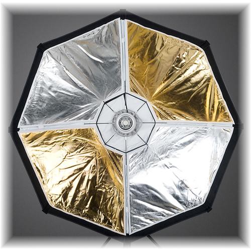 Photoflex OctoDome3 Softbox Grande 7 Pies Difusor Frontal Paneles Plata Oro