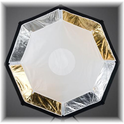 Photoflex OctoDome3 Softbox Grande 7 Pies Difusor Frontal Paneles Plata Oro