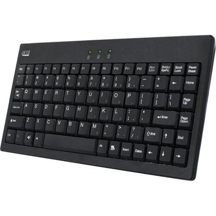 Adesso EasyTouch Mini Teclado Negro 11.75 Pulgadas USB PS2
