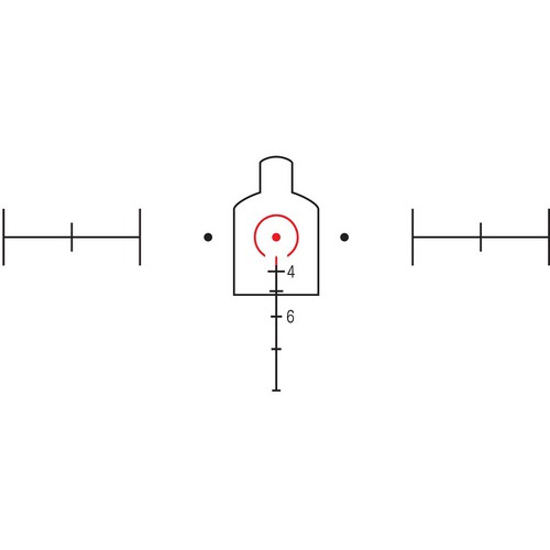 Trijicon 4x32 ACOG Mira para Rifle Montura Flattop Negro Mate