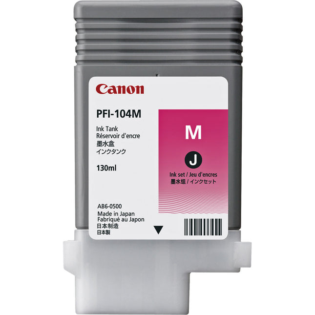 Canon PFI-104M Tanque de Tinta Magenta 130mL para impresoras imagePROGRAF