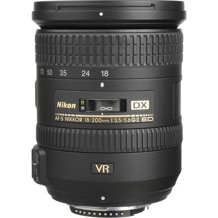 Nikon AF-S DX NIKKOR 18-200mm f/3.5-5.6G ED VR II Objetivo F-Mount VR II Estabilizador