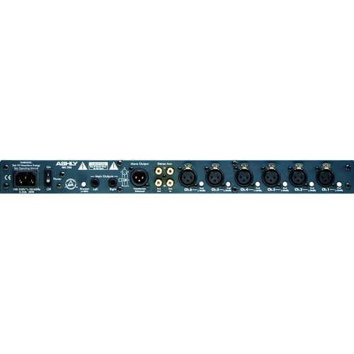 Ashly MX206 Mezclador Estéreo para Micrófonos 6 Canales Rack Mountable