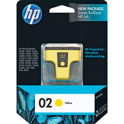 HP 02 Cartucho de Tinta Amarillo para Impresora 6ml