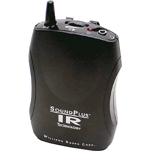 Williams Sound WIR RX22-4N receptor corporal infrarrojo 4 canales 2.3-3.8 MHz selector rotatorio