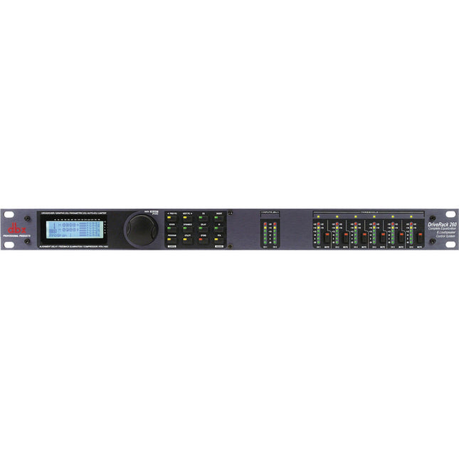 dbx DriveRack 260 sistema de gestión para altavoces con Delay 2.7 s y ecualización gráfica