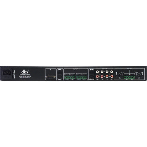 dbx ZonePRO 641 Procesador de Zona Digital 4 Salidas Mono 2 Entradas Micrófono