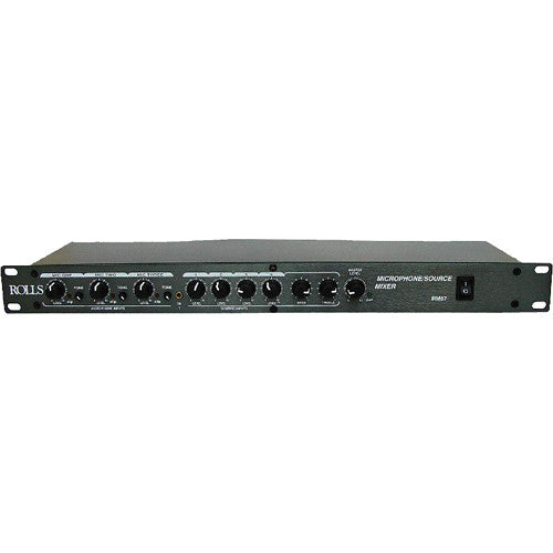 Rolls RM67 Mezclador de Micrófono y Fuente 6 Canales Rack Mountable