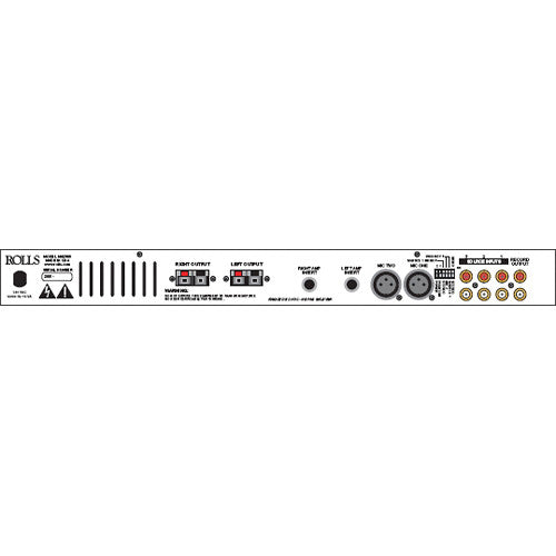 Rolls MA2355 Mezclador Amplificador 5 Entradas XLR RCA Graves Agudos