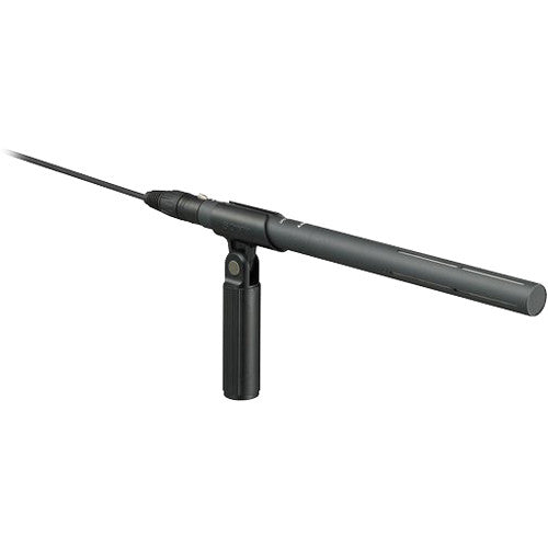 Sony ECM-673 Micrófono Shotgun Corto Sensibilidad Alta filtro Low-Cut XLR