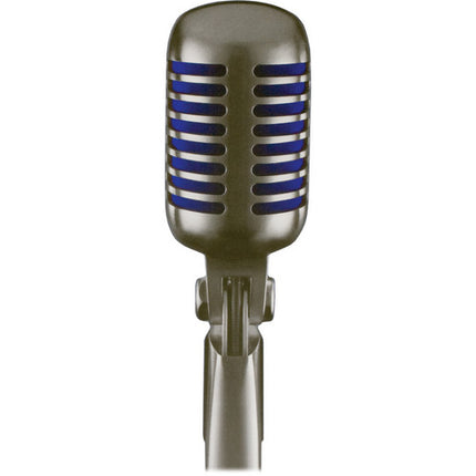 Shure Super 55 Micrófono Dinámico Supercardioide Respuesta 60Hz-17kHz Chrome Azul