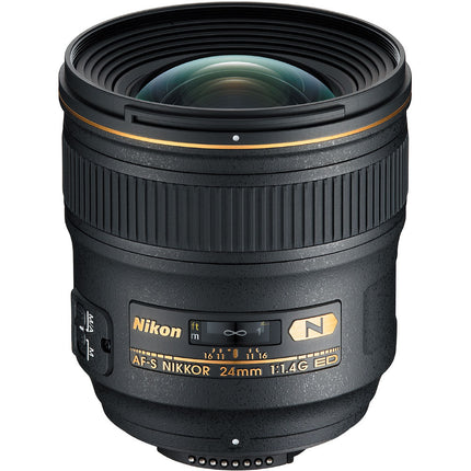 Nikon AF-S NIKKOR 24mm f/1.4G ED Objetivo con apertura f/1.4 y 77mm protector de lente