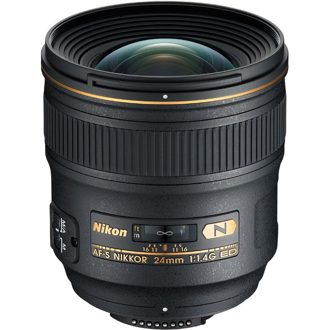 Nikon AF-S NIKKOR 24mm f/1.4G ED Objetivo con apertura f/1.4 y 77mm protector de lente