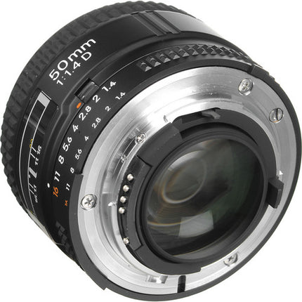 Nikon AF NIKKOR 50mm f1.4D Objetivo F-Mount FX Formato f1.4-f16 7 Lâminas