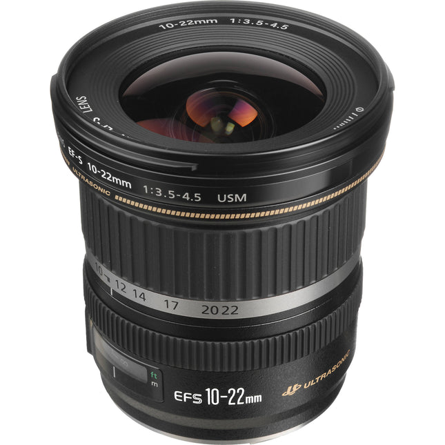 Objetivo Canon EF-S 10-22mm f/3.5-4.5 USM Gran Angular APS-C con Motor Ultrasonido