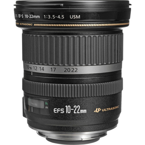 Objetivo Canon EF-S 10-22mm f/3.5-4.5 USM Gran Angular APS-C con Motor Ultrasonido