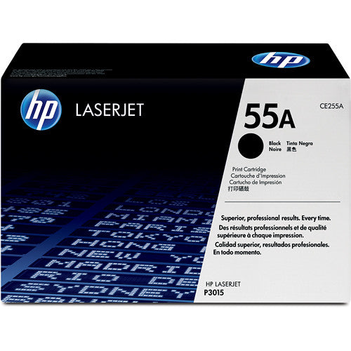Cartucho de tóner HP 55A negro para impresoras LaserJet M521dn M525dn P3015dn