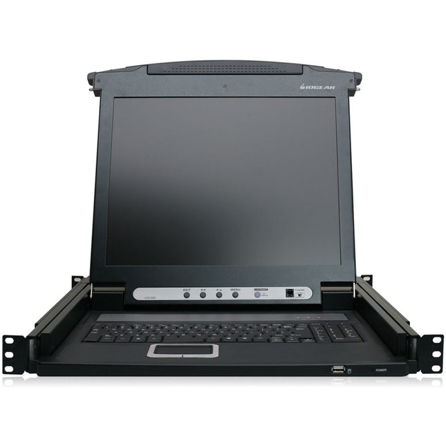 IOGEAR 17" Consola Combo LCD Monitor TFT 1280x1024 Teclado Integrado