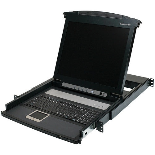 IOGEAR 17" Consola Combo LCD Monitor TFT 1280x1024 Teclado Integrado