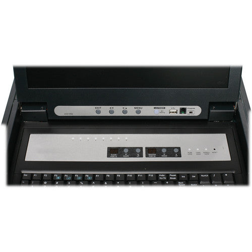 IOGEAR 8 Puertos 17" LCD Combo Switch KVM con Monitor 1280x1024 y Teclado Integrado
