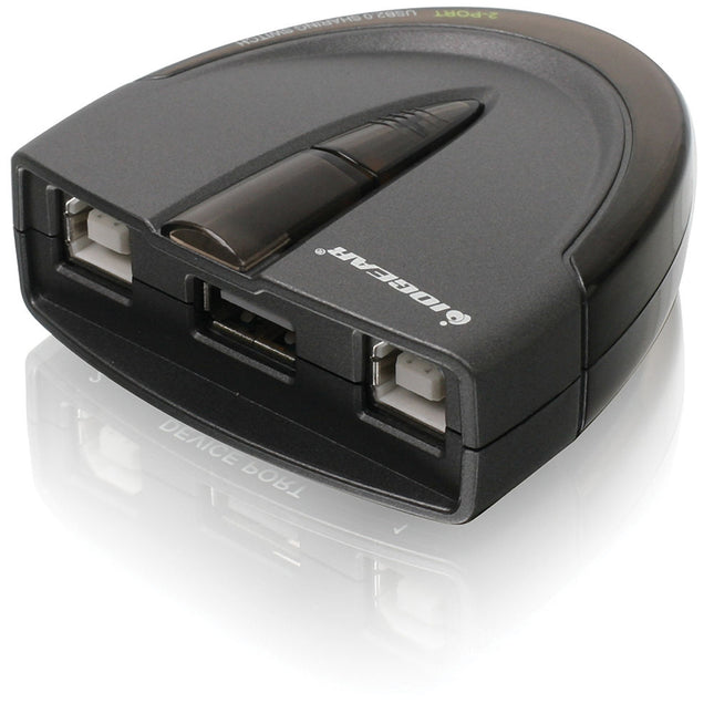 IOGEAR 2 Puertos USB 2.0 Switch Automático para Impresora con Cable USB 6'