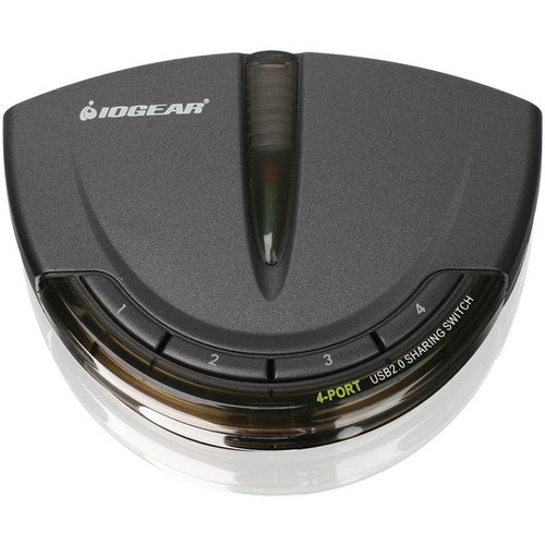 IOGEAR 4 Puertos USB 2.0 Switch Automático para Impresoras con Función Switch-Lock