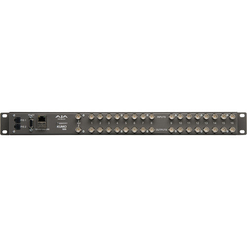 AJA KUMO 1616 Router compacto 3G-SDI 16 entradas 16 salidas 1 RU
