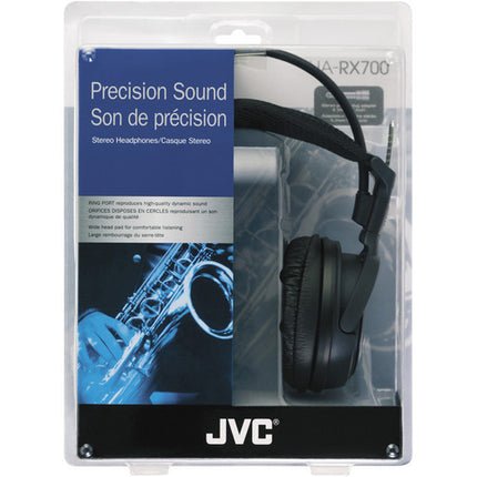 JVC HA-RX700 Auriculares Stereo Circumaurales con Drivers 50mm y Cable Largo