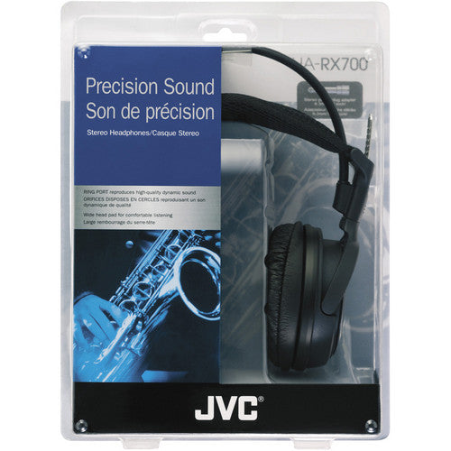 JVC HA-RX700 Auriculares Stereo Circumaurales con Drivers 50mm y Cable Largo