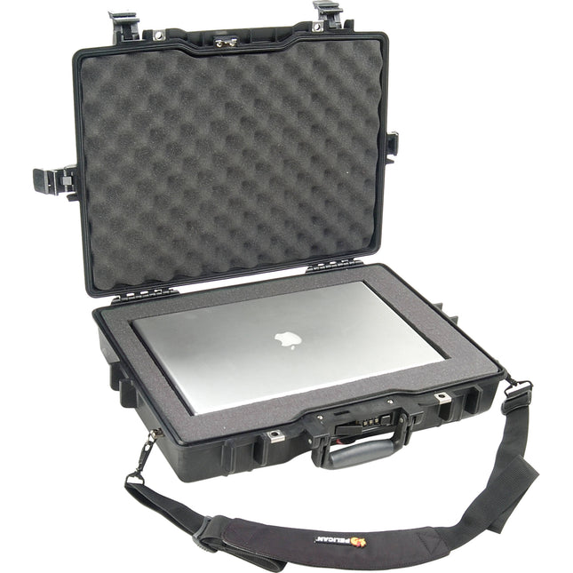 Pelican 1495 Protector Estuche Para Laptop Negro Con Espuma Pick and Pluck Y Asa Superior
