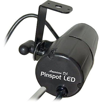 American DJ Pinspot LED II Foco LED 3W Ángulo 3° con Lente 12° y Soporte