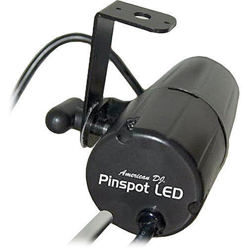 American DJ Pinspot LED II Foco LED 3W Ángulo 3° con Lente 12° y Soporte