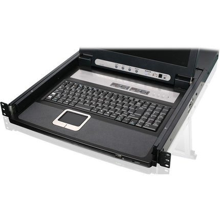 IOGEAR 8-Port LCD Combo KVM Switch 17" TFT Monitor 1280x1024 Pixels USB Cables