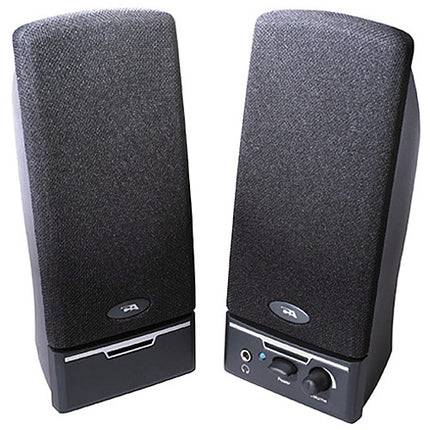 Cyber Acoustics CA-2014 Sistema de Altavoces para PC Amplificados 2 Piezas con Control Frontal y Entrada de Auriculares