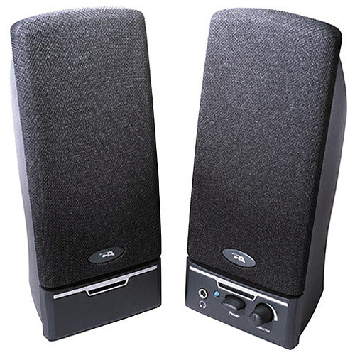 Cyber Acoustics CA-2014 Sistema de Altavoces para PC Amplificados 2 Piezas con Control Frontal y Entrada de Auriculares
