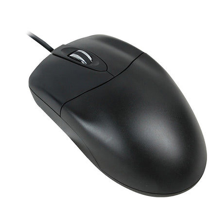 Adesso Ratón Óptico de Escritorio 3 Botones USB Negro rueda metálica
