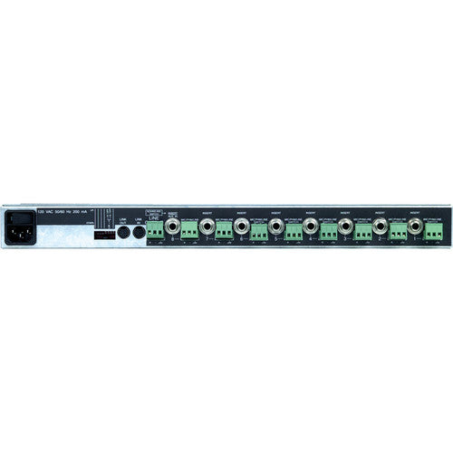 Shure SCM800 mezclador de micrófono 8 canales con limitador y phantom power