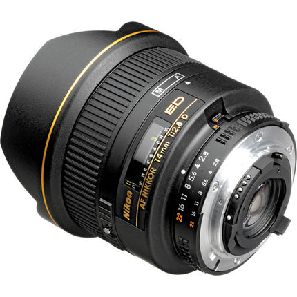 Objetivo Nikon AF NIKKOR 14mm f2.8D ED Montura F Elementos Asféricos