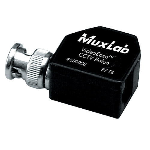 MuxLab 500000 Transceptor CCTV Modular BNC Balun Video por Cat5E hasta 2200'