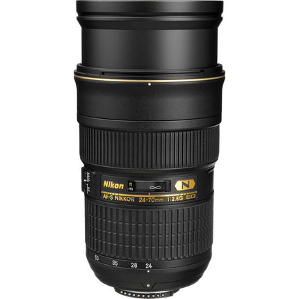 Nikon AF-S NIKKOR 24-70mm f/2.8G ED Lente Versátil Recubrimientos Nano Crystal