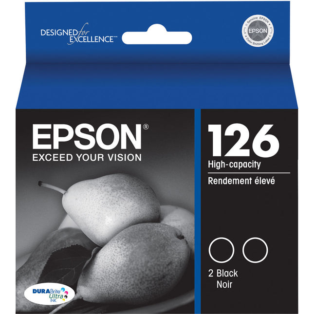 Epson T126120-D2 Cartuchos de tinta negro de alta capacidad 2 unidades DURABrite Ultra