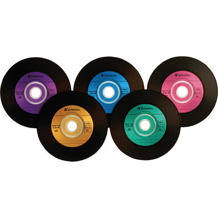Verbatim CD-R Digital Vinyl Color Disco Grabable Pack 50 unidades