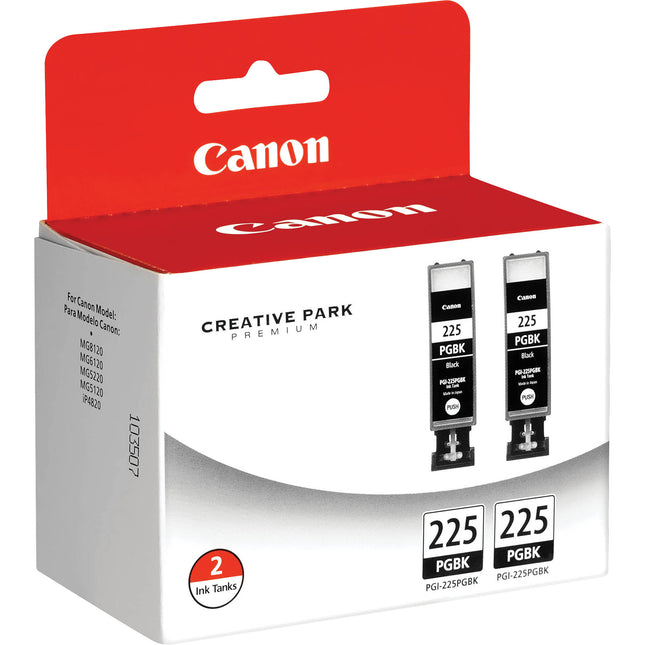 Canon PGI-225 Cartucho de Tinta Negra Doble Pack para Impresoras PIXMA