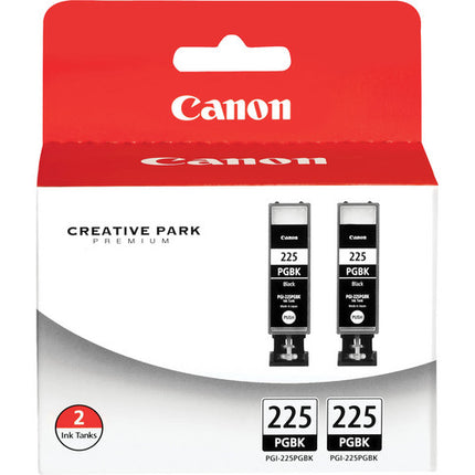 Canon PGI-225 Cartucho de Tinta Negra Doble Pack para Impresoras PIXMA